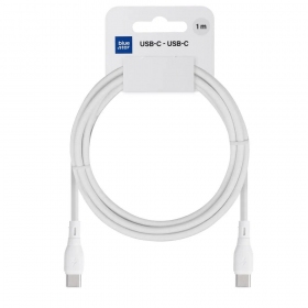 USB-C-kabel Blue Star PJ73-13-3 USB-C til USB-C 1 m 60 W hvit