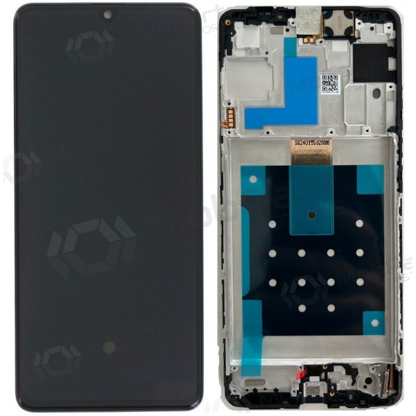 Samsung Galaxy M55 skjerm (svart) (med ramme) (OLED)