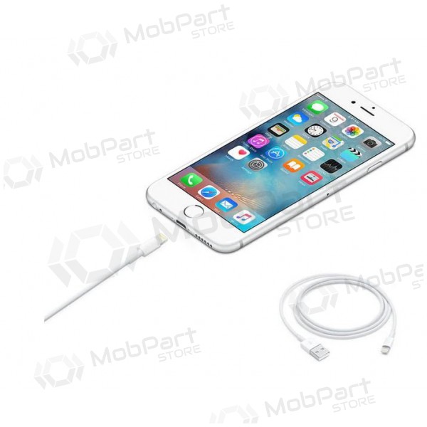 USB-kabel iPhone 7 MD818 Lightning HQ2, 1.0m (med eske)