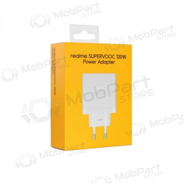 Telefonlader Realme VCBBOAEH 120 W SuperVOOC USB-A hvit