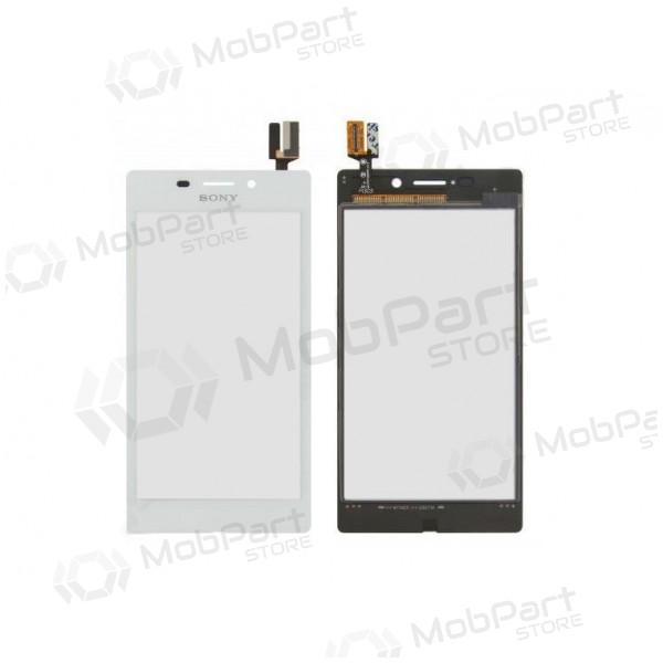 Sony D2403 Xperia M2 Aqua / D2406 Xperia M2 Aqua berøringssensitivt glass (hvit)