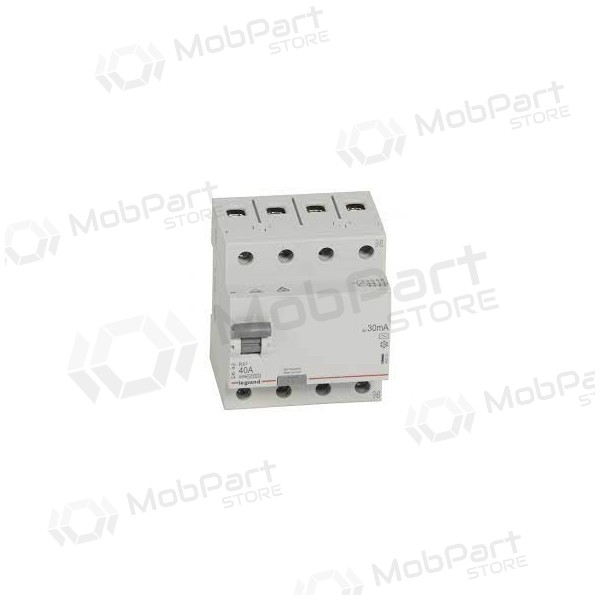 Jordfeilbryter RCD RX Legrand 402063 - AC, 40A, 4P, 30mA, 400V