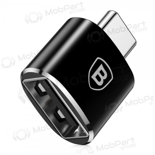 Adapter Baseus USB-A to Type-C OTG svart CATOTG-01