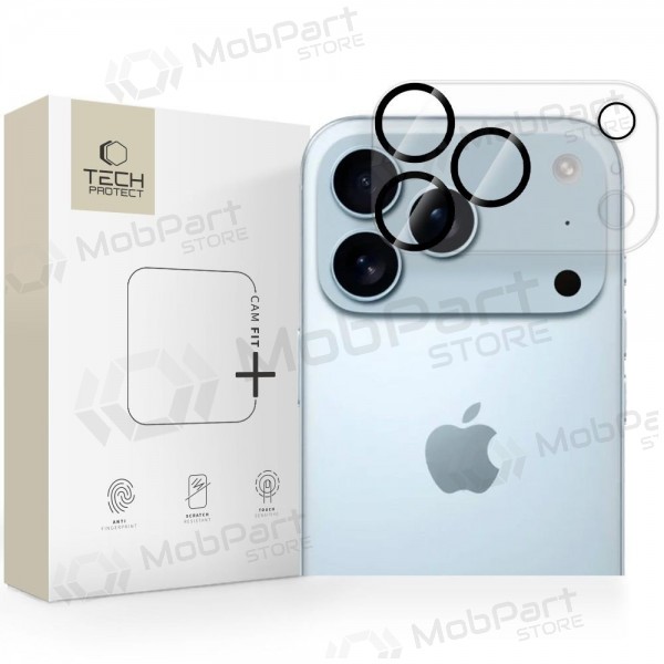 Apple iPhone 17 Pro skjermbeskytter herdet glass for kamera - Tech-Protect Cam Fit+ (klar)