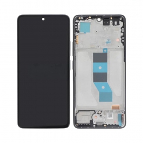 Ekranas Xiaomi Redmi Note 14 5G su lietimui jautriu stikliuku og rėmeliu Midnight Black original (service pack)