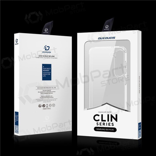 Samsung S911 Galaxy S23 5G deksel - Dux Ducis Clin (gjennomsiktig)