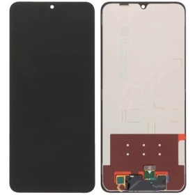 Ekranas Xiaomi Redmi A5/Poco C71 (Short Flex)med lietimui jautriu stikliuku Black ORG