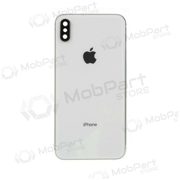 Apple iPhone XS Max bakside (hvit) (brukt grade C, original)