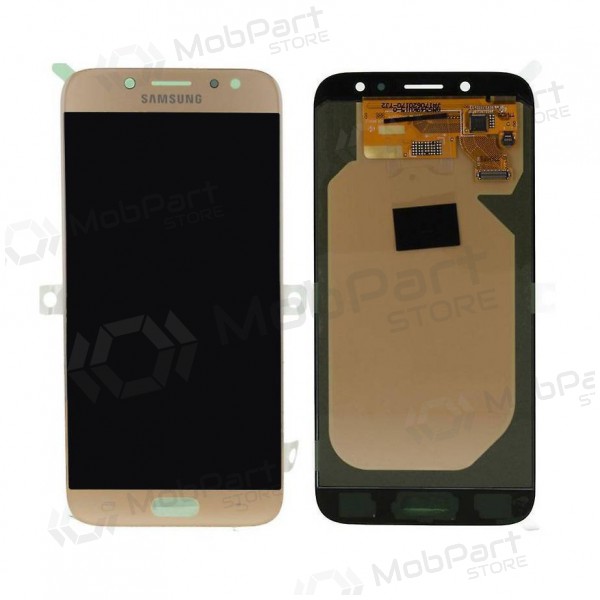 Samsung J730F Galaxy J7 (2017) skjerm (no logo) (gyllen) (OLED)