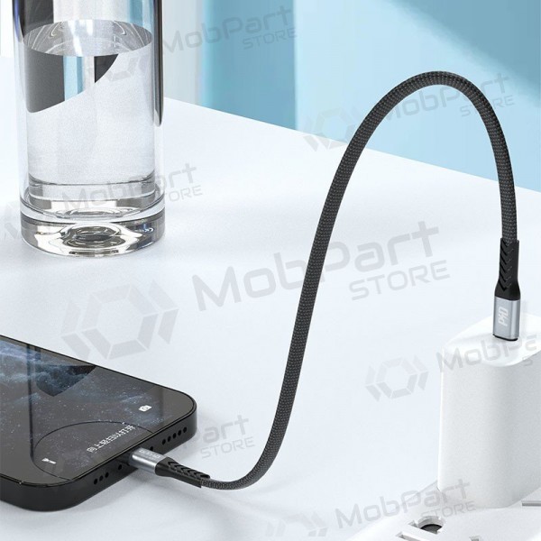 Lightning-kabel Dudao L10P USB-C til Lightning 0.23 m 20 W svart