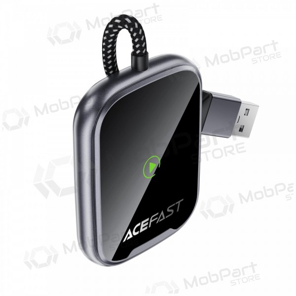 CarPlay-adapter Acefast QC1 trådløs Android Auto svart