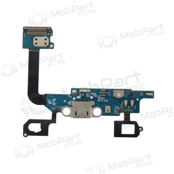Samsung G850F Galaxy Alpha ladekontakt og mikrofon med flex