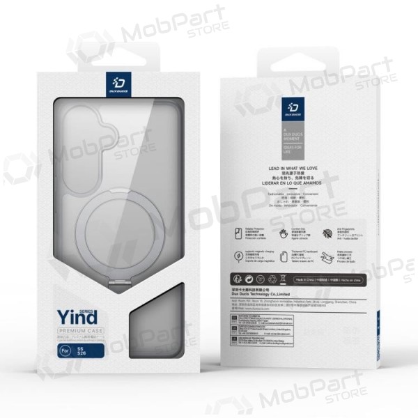 Samsung Galaxy S26+ deksel - Dux Ducis Yind Magnetic Stand (grå)