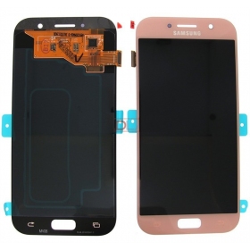 Samsung A520F Galaxy A5 (2017) skjerm (rosa) (service pack) (original)
