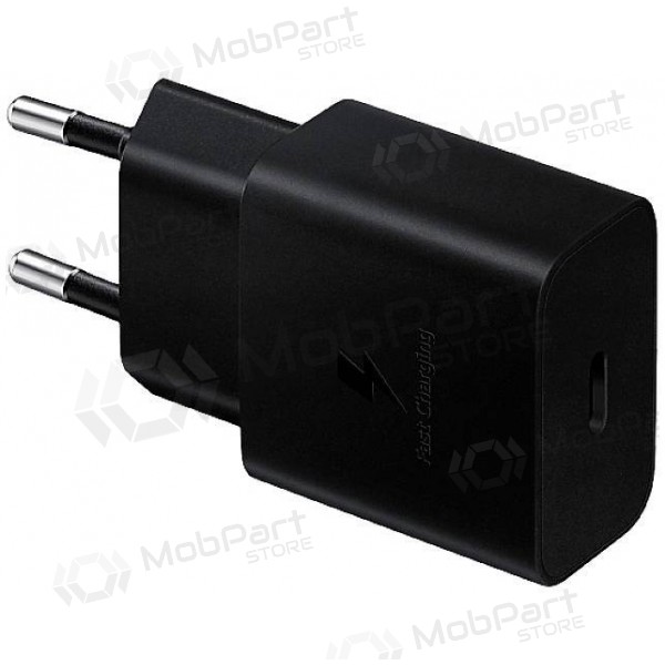 Lader original Samsung EP-T1510XBEGEU 15W + kabel Type-C 1m i pakken svart