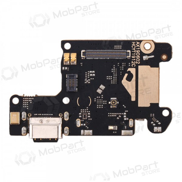 Xiaomi Mi 9T / 9T Pro / Redmi K20 / K20 Pro / F10 ladekontakt og mikrofon med flex (service pack) (original)