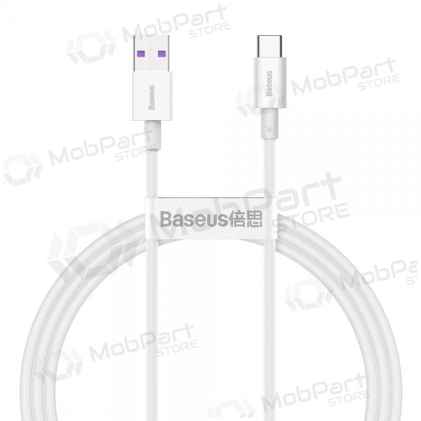 USB kabel Baseus Superior iš USB į Type-C 66W 2.0m hvit CATYS-A02