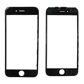 Apple iPhone 6 Plus Skjermglass med ramme (svart) (for screen refurbishing) - Premium