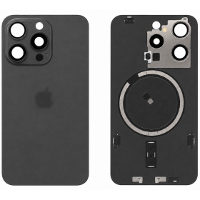 Apple iPhone 15 Pro bakdeksel (svart) (Premium)