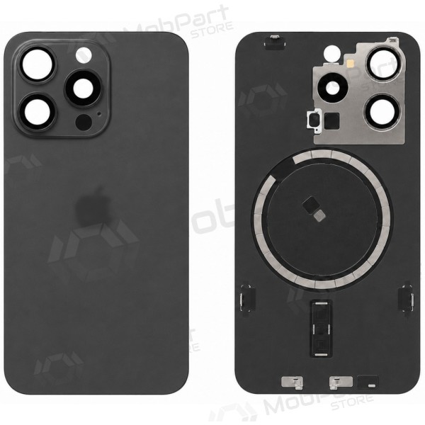 Apple iPhone 15 Pro bakdeksel (svart) (Premium)