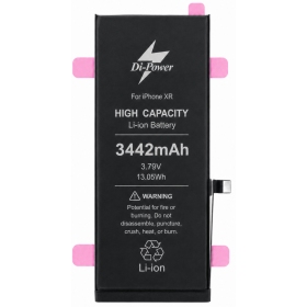 Apple iPhone XR batteri, akkumulator Di-Power 3442 mAh (økt kapasitet)