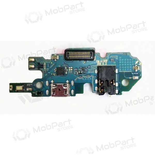 Samsung A105 Galaxy A10 2019 Dual SIM (SUB 0.1) ladekontakt og mikrofon med flex