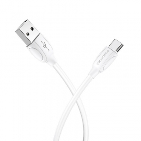 USB kabel Borofone BX19 USB-A to USB-C 1.0m hvit