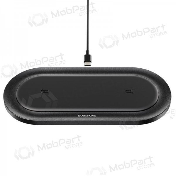 Lader trådløs Borofone BQ7 Prominent Dual (10W) (svart)