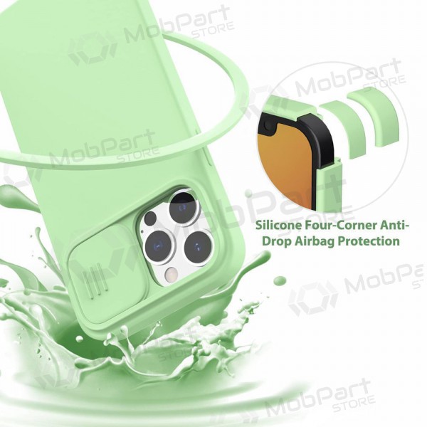 Apple iPhone 14 Plus deksel „Nillkin Silicone“ (lysegrønn) Apple iPhone 14 Plus deksel „Nillkin Silicone“ (lysegrønn)