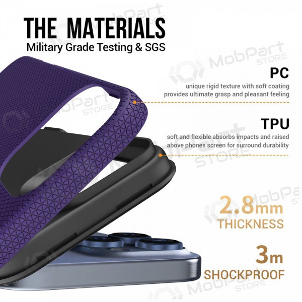 Apple iPhone 12 Pro Max deksel „Perfectionists“ (lilla) Apple iPhone 12 Pro Max deksel „Perfectionists“ (lilla)