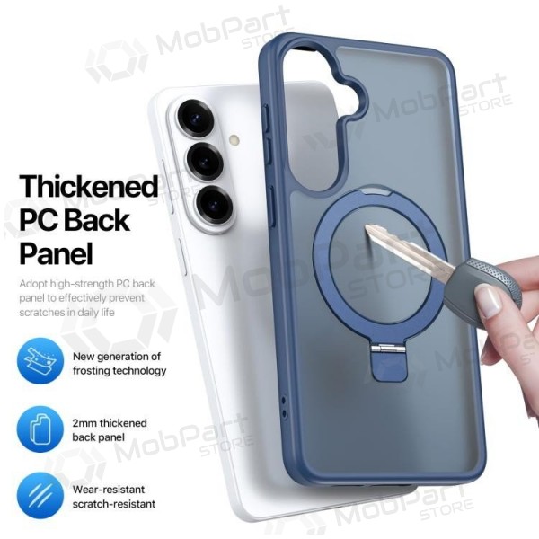 Samsung Galaxy S26 Ultra deksel - Dux Ducis Yind Magnetic Stand (mørkeblå)