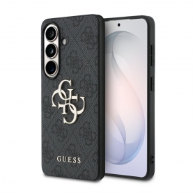Samsung Galaxy S26 deksel - Guess PU 4G Metal Logo (grå)