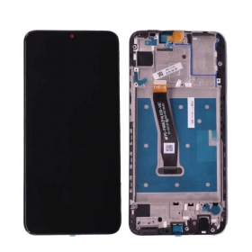Huawei P Smart 2019 / P Smart Plus 2019 skjerm (svart) (med ramme) (Premium)
