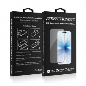 Apple iPhone 13, 13 Pro, 14, 16e, 17e skjermbeskytter - Perfectionists 2.5D Super Strong Matte