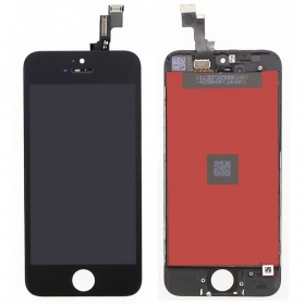 Apple iPhone 5S / iPhone SE skjerm (svart) (refurbished, original)