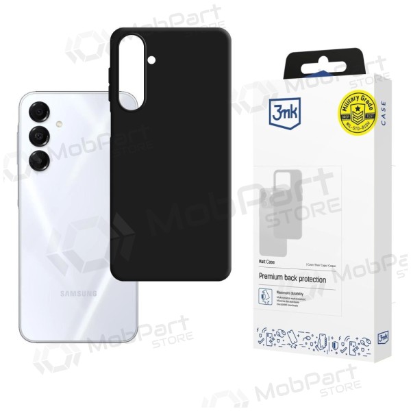 Samsung Galaxy A17, A18 deksel - 3MK Matt Case (svart)