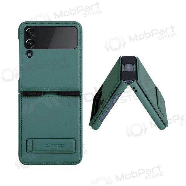 Samsung Galaxy Z Flip4 deksel - Nillkin Leather (grønn)