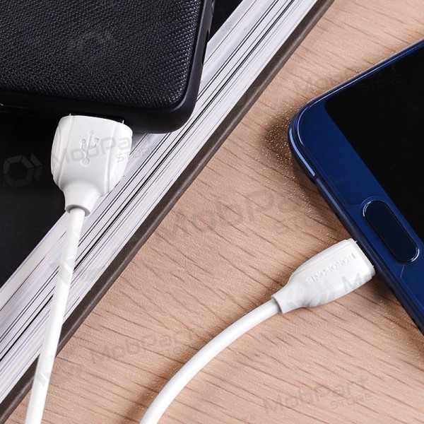 USB kabel Borofone BX19 USB-A to USB-C 1.0m hvit