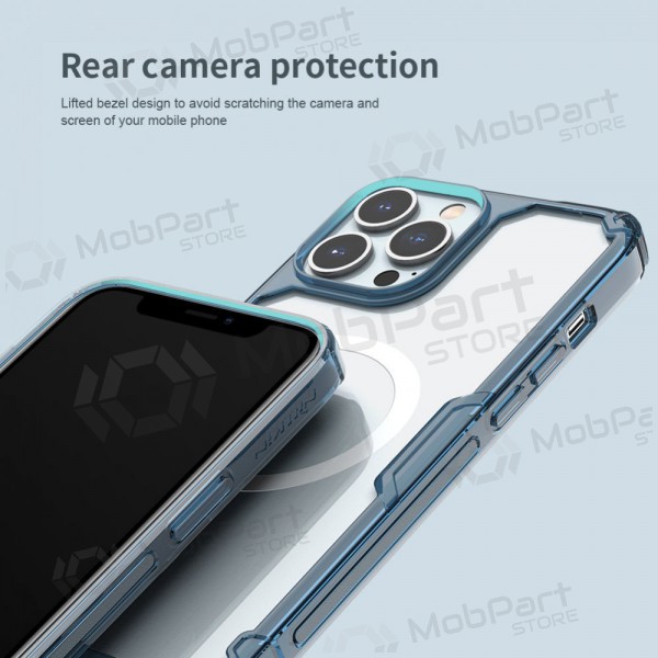 Apple iPhone 14 Plus deksel „Nillkin Nature Magnetic“ (hvit) Apple iPhone 14 Plus deksel „Nillkin Nature Magnetic“ (hvit)