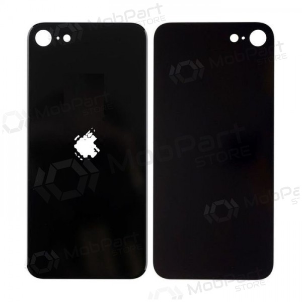 Apple iPhone SE 2020 / SE 2022 bakside (svart) (bigger hole for camera) Apple iPhone SE 2020 / SE 2022 bakside (svart) (bigger hole for camera)