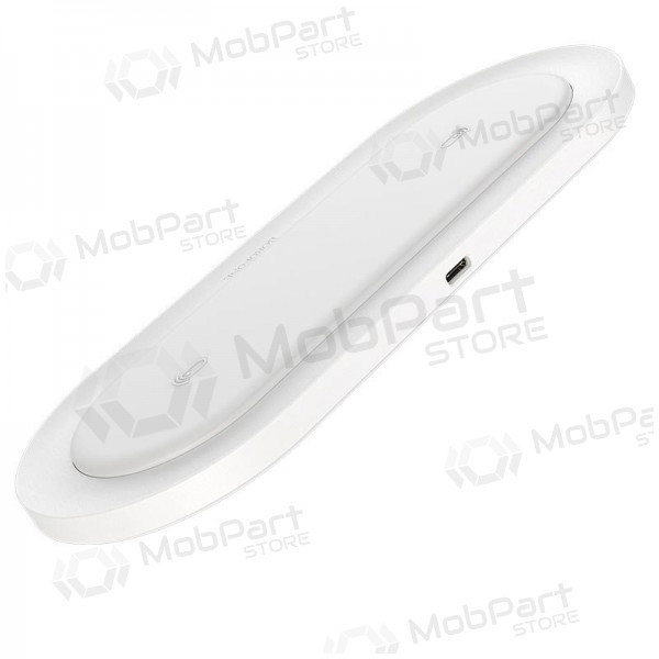 Lader trådløs Borofone BQ7 Prominent Dual (10W) (hvit)
