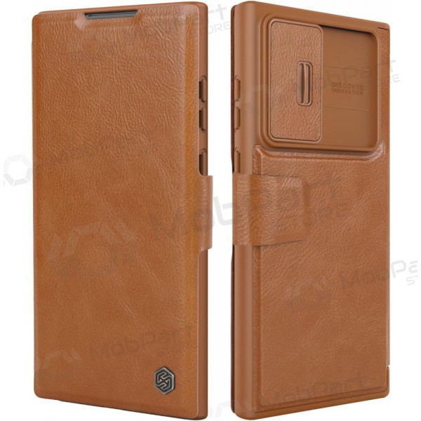 Samsung Galaxy S23 FE deksel „Nillkin Leather“ (brun)