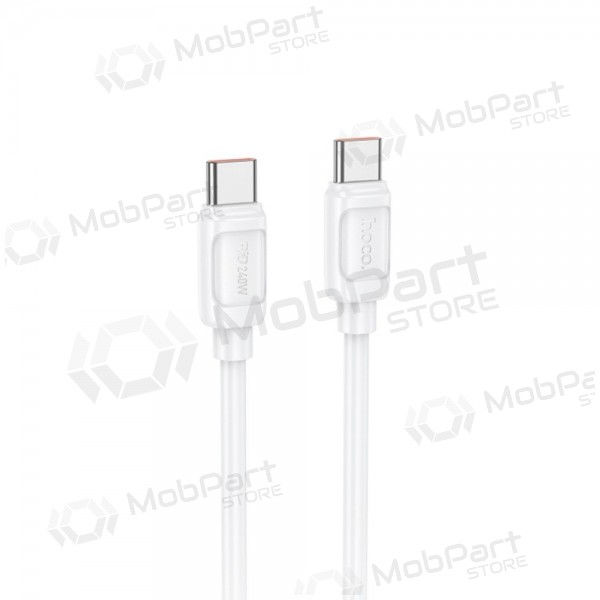 USB-C-kabel Hoco X115 USB-C til USB-C 1 m 240 W hvit