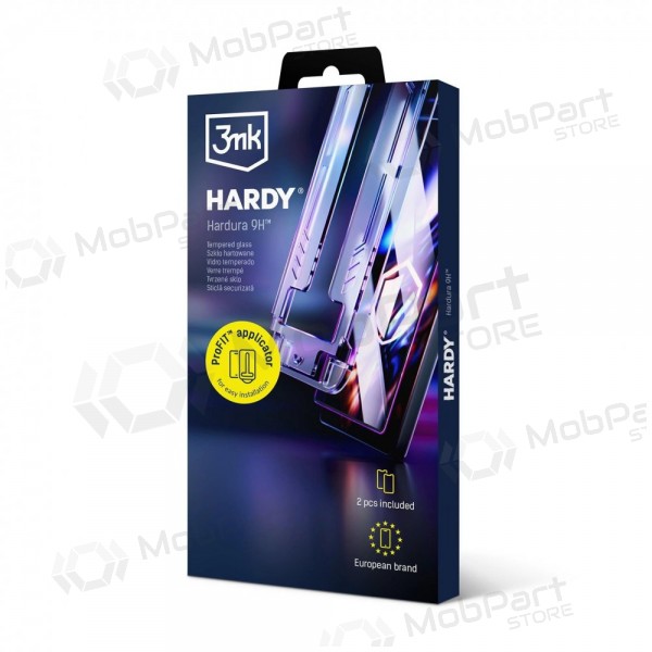 Apple iPhone 15, 16 skjermbeskytter - 3mk Hardy Hardura 9H