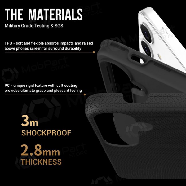 Deksel / etui Perfectionists Triangle Case Samsung A266 A26 5G svart Deksel / etui Perfectionists Triangle Case Samsung A266 A26 5G svart