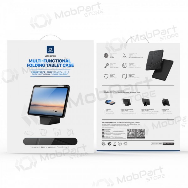 Apple iPad 10.9 2022, iPad 11 2025 deksel - Dux Ducis Vers (svart)