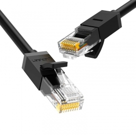 Kabel Ugreen RJ45 Cat 6 UTP 1000Mbps 1.0m (svart)