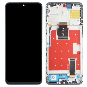 Ekranas Huawei Honor X8a/Honor 90 Lite su lietimui jautriu stikliuku og rėmeliu Black ORG