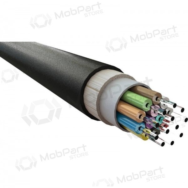 Optisk kabel Excel 205-300 4 fibere single mode OS2 9/125 G652D LSZH CPR Dca UV-bestandig 1000 N