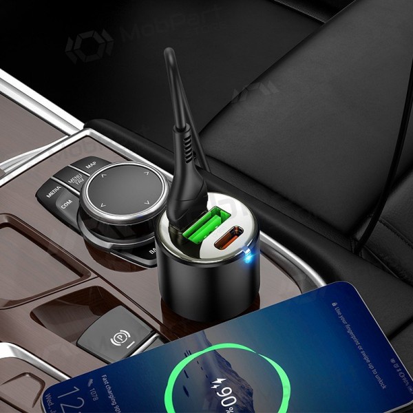 Billader Hoco NZ6 45 W PD 2x USB-C + USB-A svart
